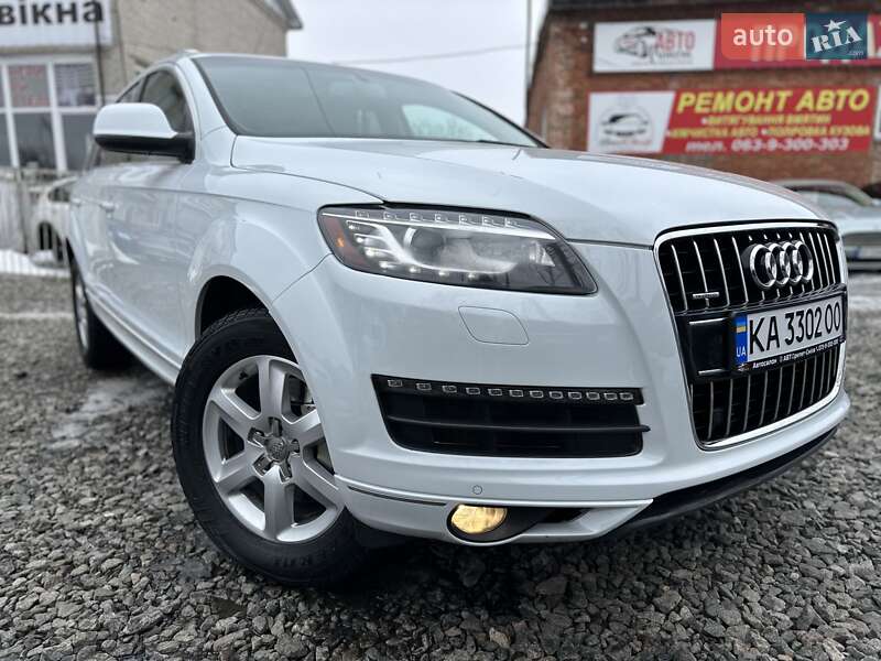 2014 Audi Q7, VIN WA1LGBFE3FD012176:plate — фото 1 (autoria)