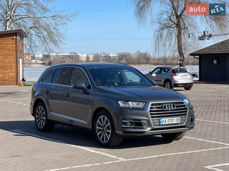 2018 Audi Q7, VIN WA1LAAF72JD051590:plate — фото 1 (autoria)