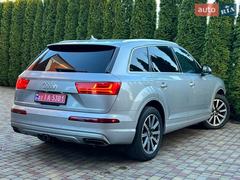 2019 Audi Q7, VIN WA1LAAF71KD003631:plate — фото 1 (autoria)