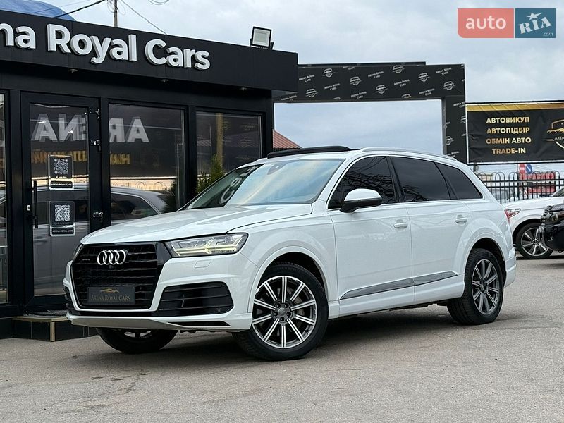 2017 Audi Q7, VIN WA1LAAF73HD054850:plate — фото 1 (autoria)