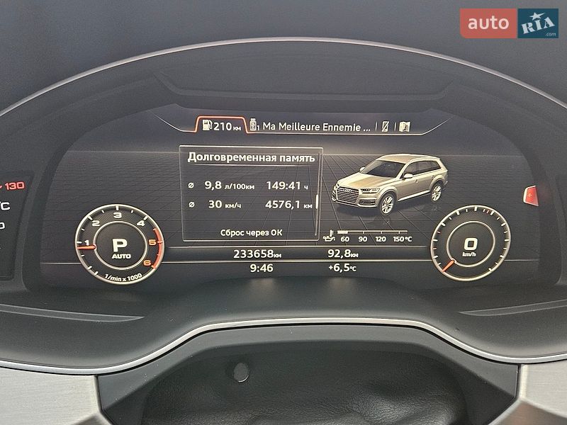 Внедорожник / Кроссовер Audi Q7 2016 в Каменец-Подольском
