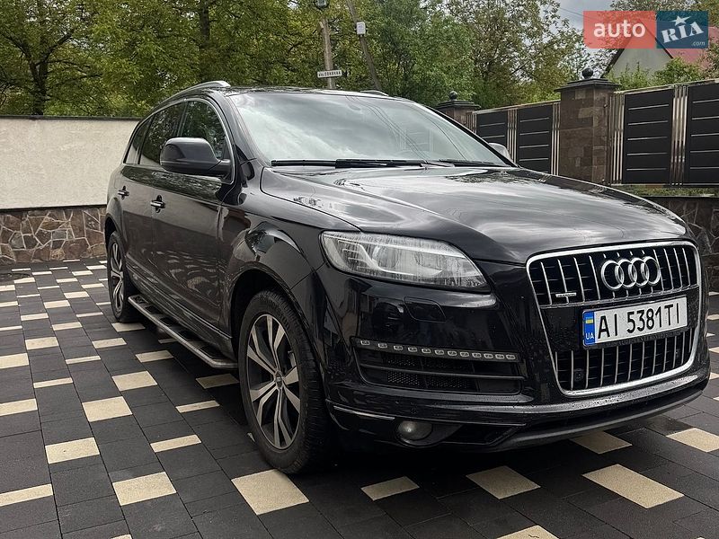 2014 Audi Q7, VIN WAUZZZ4L3ED028555:plate — фото 1 (autoria)