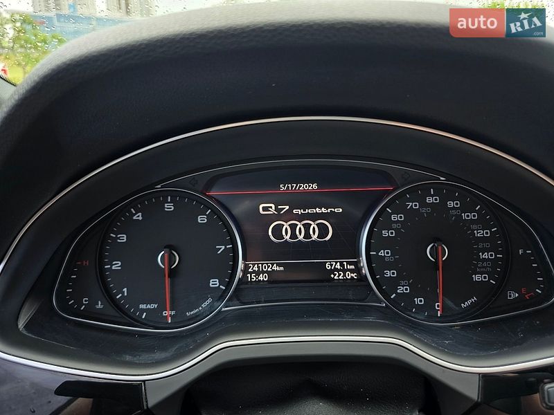 Позашляховик / Кросовер Audi Q7 2017 в Києві
