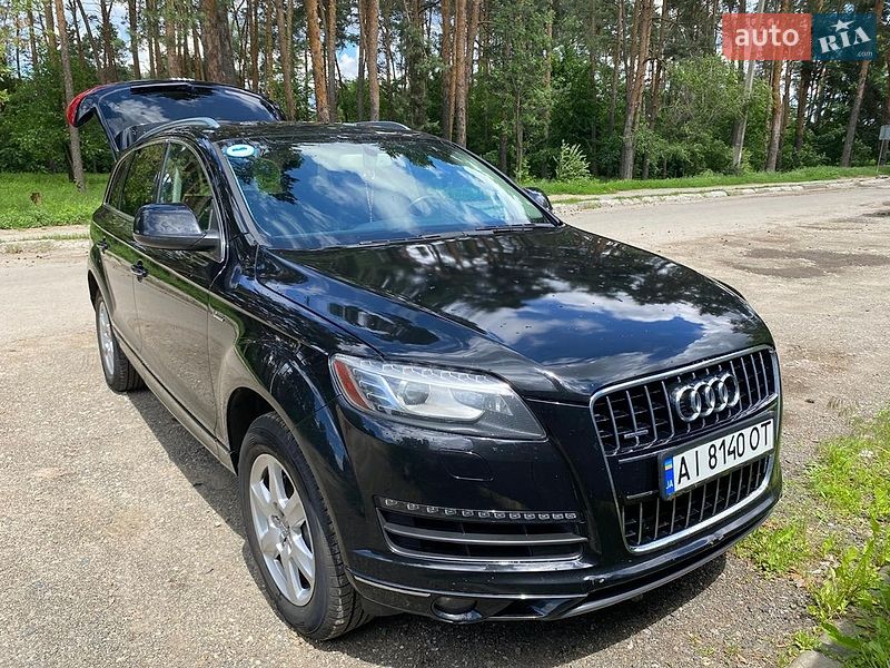 2015 Audi Q7, VIN WA1LGAFE7FD015690:plate — фото 1 (autoria)