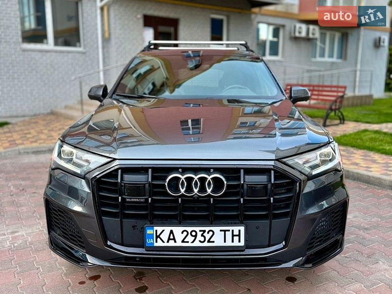 2021 Audi Q7, VIN WA1MXAF70MD033869:plate — фото 1 (autoria)