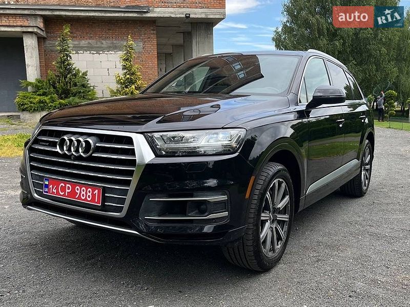 2017 Audi Q7, VIN WA1LAAF71HD059643:plate — фото 1 (autoria)