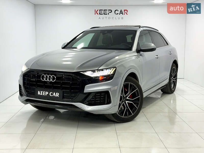 2019 Audi Q8 Premium, VIN WA1EVAF11KD033236:plate — фото 1 (autoria)