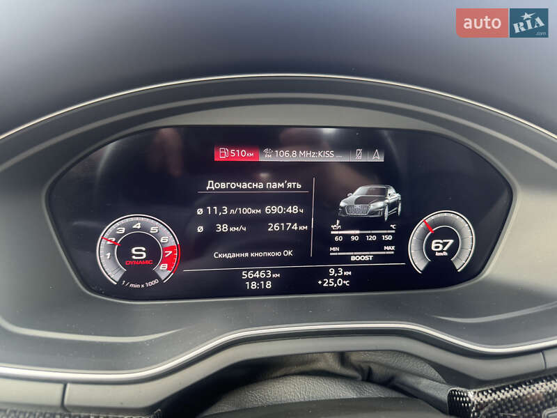 Кабриолет Audi S5 2022 в Днепре