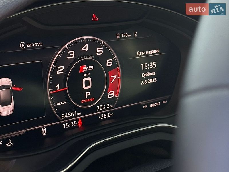Кабриолет Audi S5 2017 в Киеве
