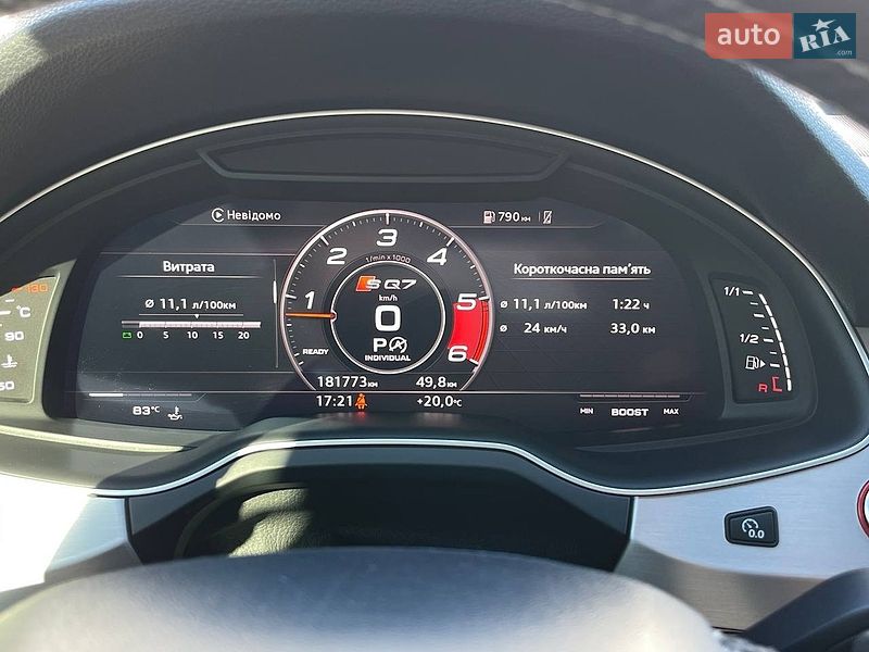Внедорожник / Кроссовер Audi SQ7 2018 в Киеве