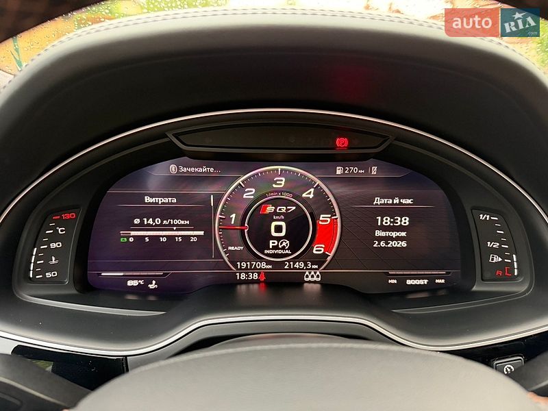 Внедорожник / Кроссовер Audi SQ7 2018 в Ровно