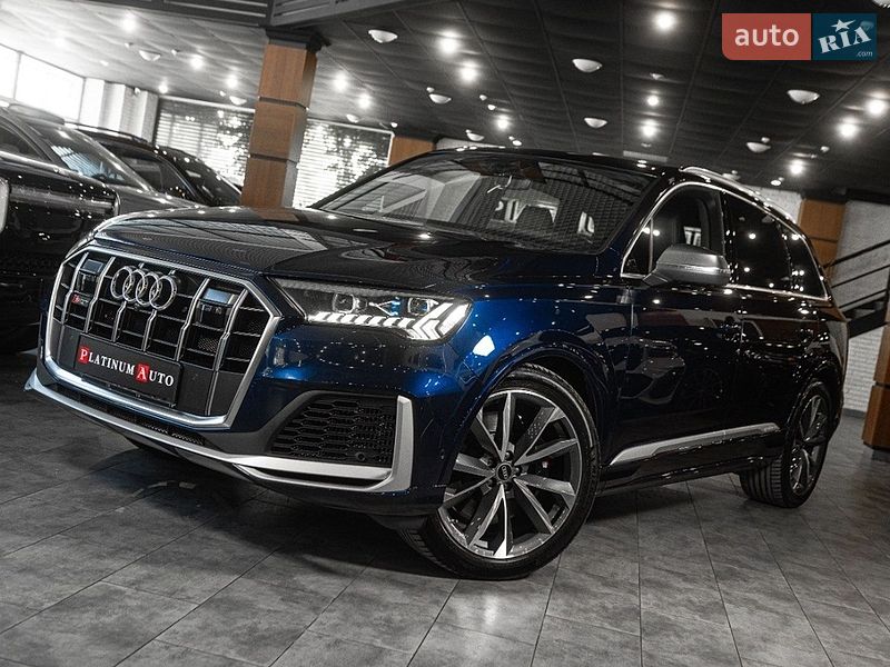 2021 Audi SQ7, VIN WAUZZZ4M1MD033549:plate — фото 1 (autoria)