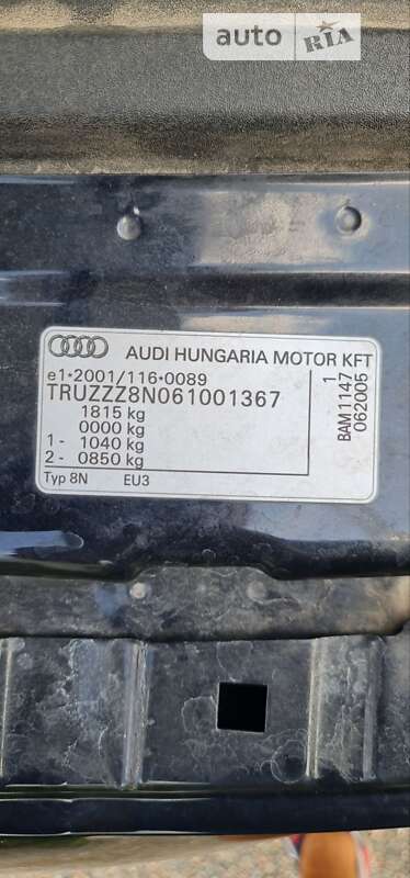 Родстер Audi TT 2005 в Киеве фото 42 Родстер Audi TT 2005 в Киеве