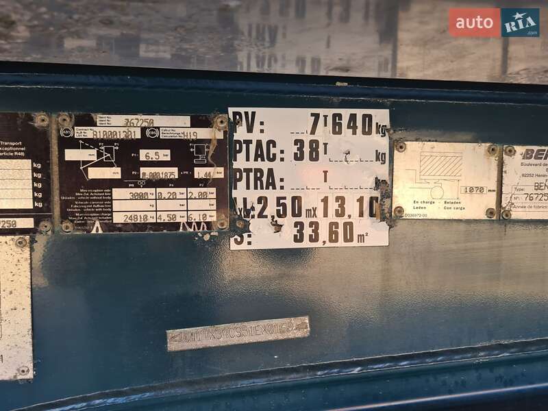 Самосвал полуприцеп Benalu Benalu 2005 в Виннице