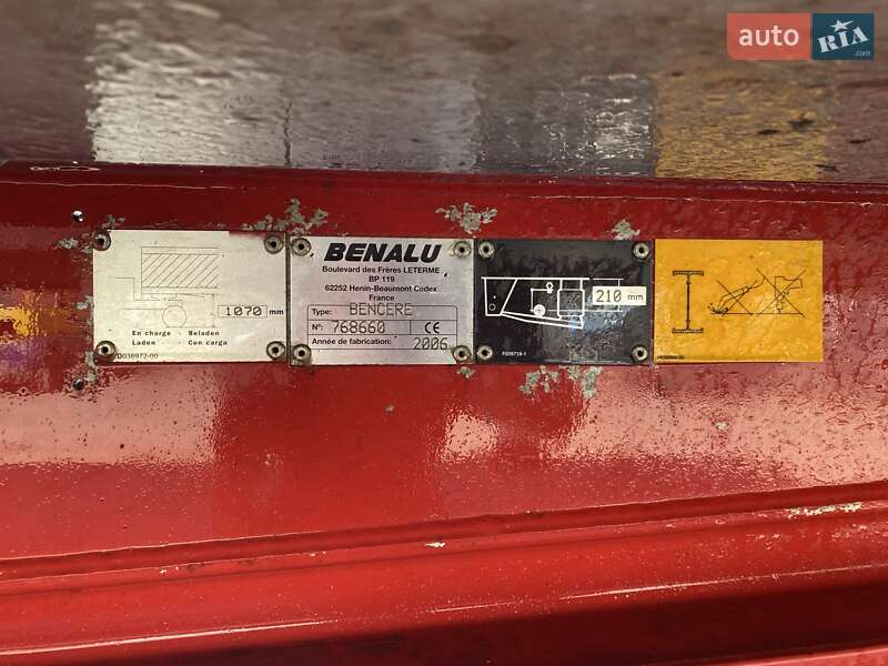 Зерновоз - полуприцеп Benalu BRD3 2006 в Одессе