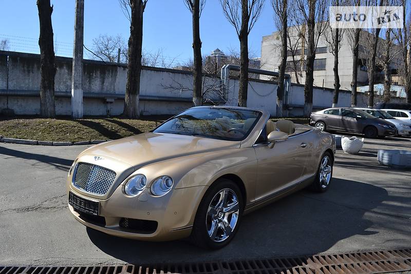 Кабріолет Bentley Continental GT 2007 в Києві