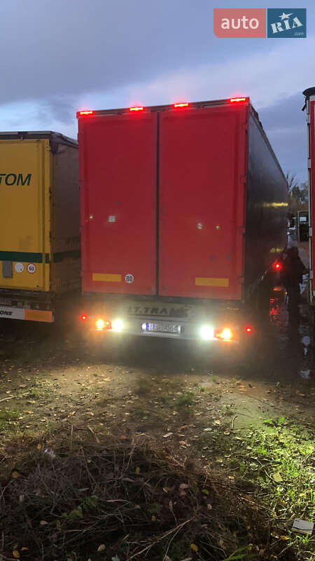 Тентованный борт (штора) - полуприцеп Berger SAPL 2012 в Львове