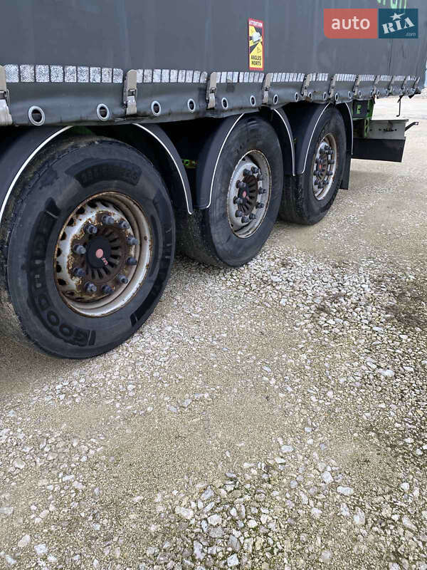 Тентований борт (штора) - напівпричіп Berger Standard 2011 в Тернополі