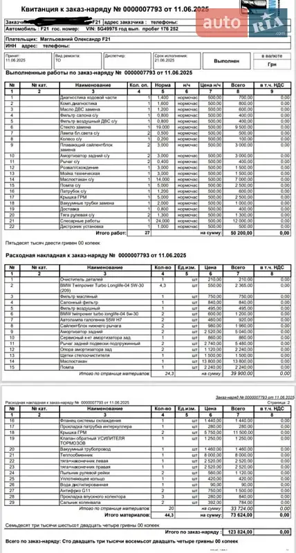 Хетчбек BMW 1 Series 2017 в Черкасах документ