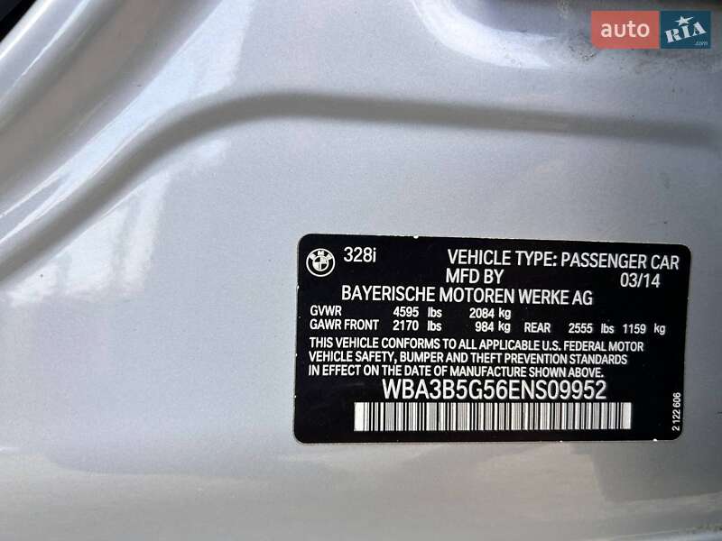 Седан BMW 3 Series 2014 в Одесі