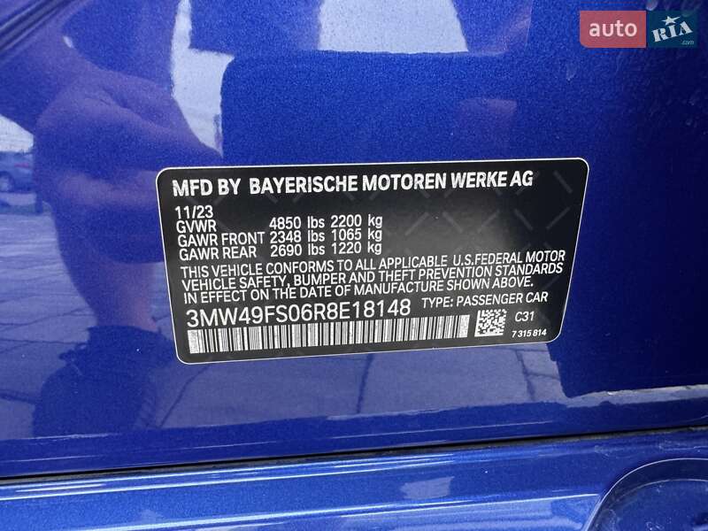 Седан BMW 3 Series 2023 в Рівному