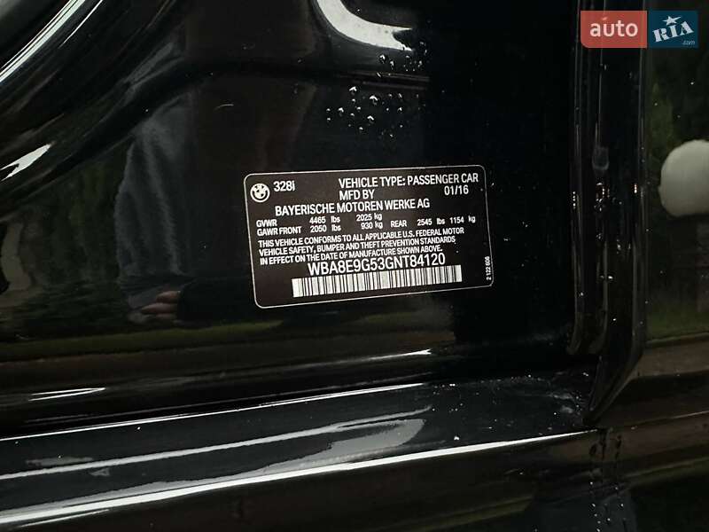 Седан BMW 3 Series 2016 в Рівному