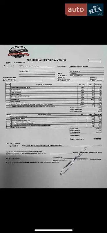 Седан BMW 3 Series 2015 в Києві документ