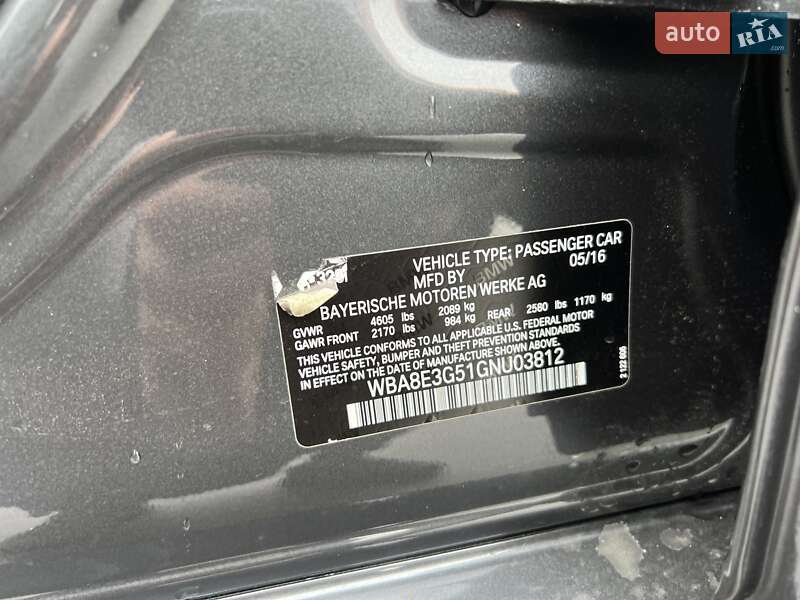 Седан BMW 3 Series 2016 в Киеве фото 48 Седан BMW 3 Series 2016 в Киеве