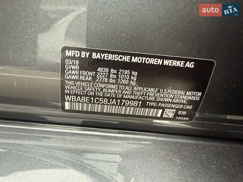 Седан BMW 3 Series 2018 в Киеве фото 11 Седан BMW 3 Series 2018 в Киеве