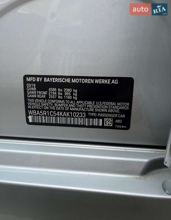 Седан BMW 3 Series 2019 в Трускавце фото 23 Седан BMW 3 Series 2019 в Трускавце