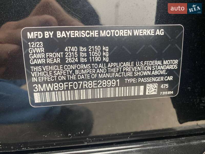 Седан BMW 3 Series 2023 в Киеве фото 38 Седан BMW 3 Series 2023 в Киеве