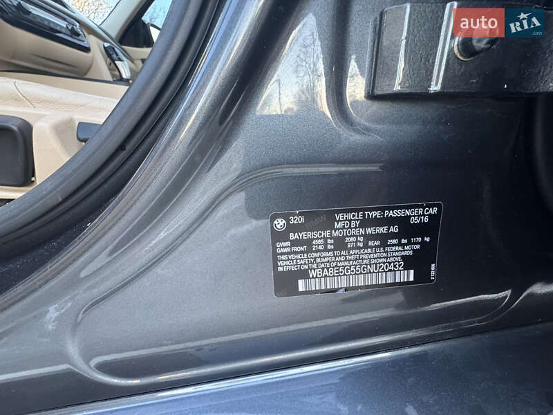 Седан BMW 3 Series 2016 в Виннице фото 38 Седан BMW 3 Series 2016 в Виннице
