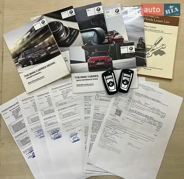 Седан BMW 3 Series 2012 в Киеве документ