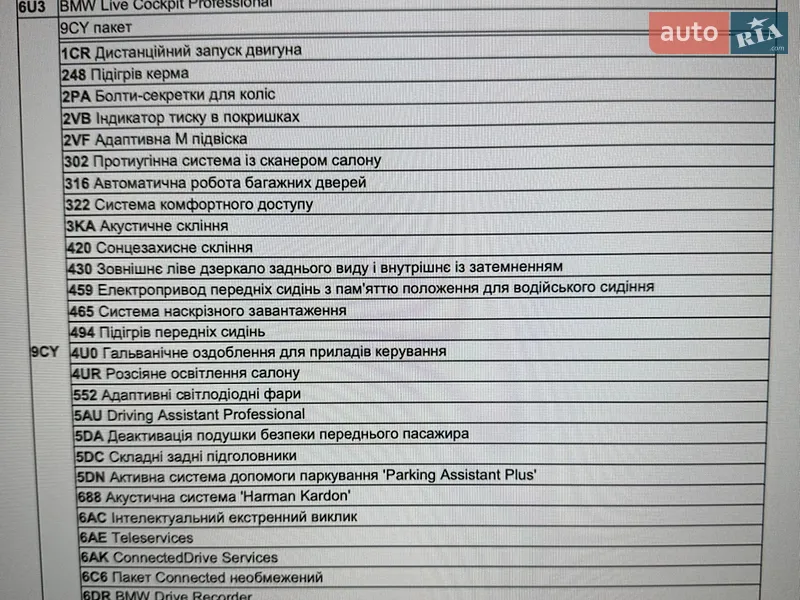 Седан BMW 3 Series 2024 в Киеве документ
