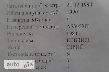 Седан BMW 5 Series 1984 в 