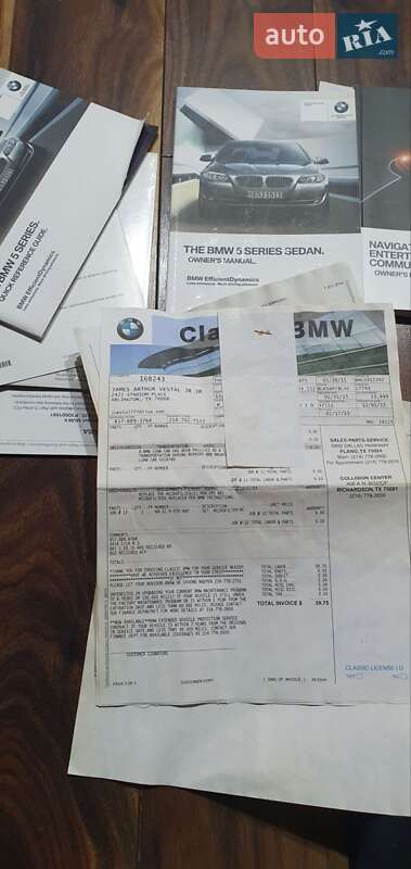 Седан BMW 5 Series 2012 в Хмельницькому