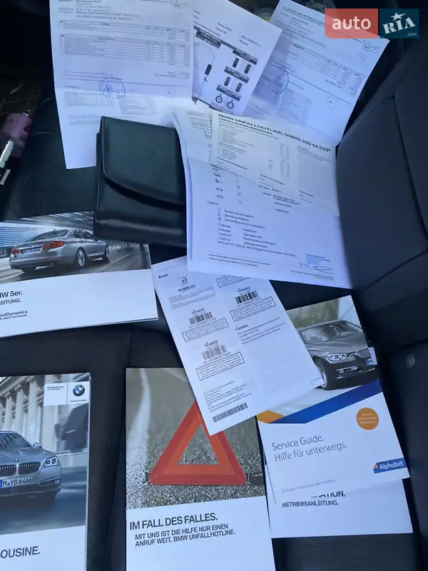 Седан BMW 5 Series 2014 в Ивано-Франковске документ 2 фото Седан BMW 5 Series 2014 в Ивано-Франковске документ