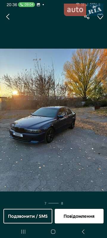 Седан BMW 5 Series 2001 в Вишневом фото 5 Седан BMW 5 Series 2001 в Вишневом