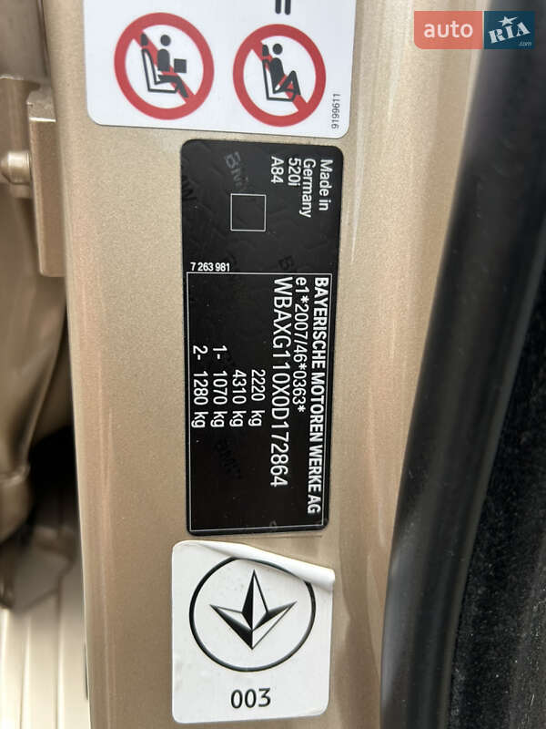 Седан BMW 5 Series 2013 в Дніпрі