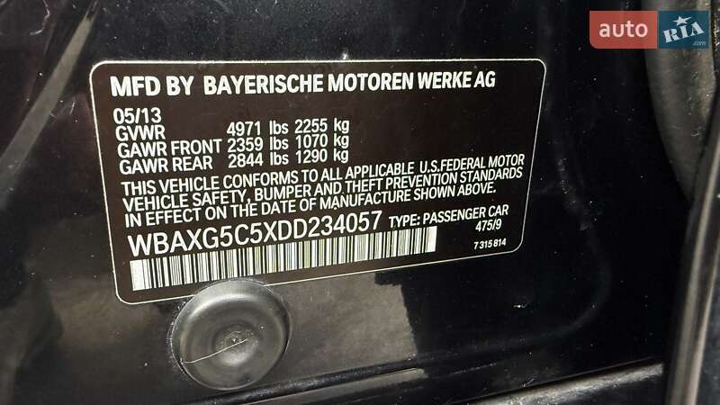 Седан BMW 5 Series 2013 в Боярке фото 43 Седан BMW 5 Series 2013 в Боярке