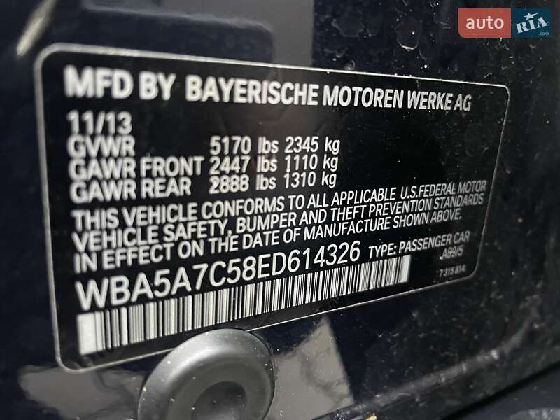 Седан BMW 5 Series 2013 в Луцке фото 38 Седан BMW 5 Series 2013 в Луцке