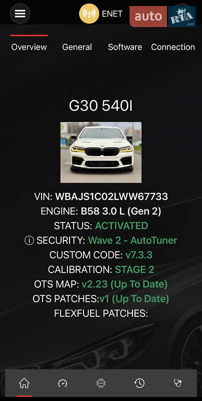 Седан BMW 5 Series 2020 в Дніпрі