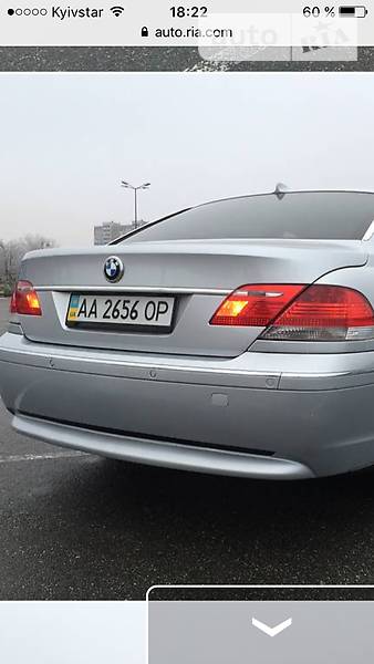 Седан BMW 7 Series 2002 в Киеве