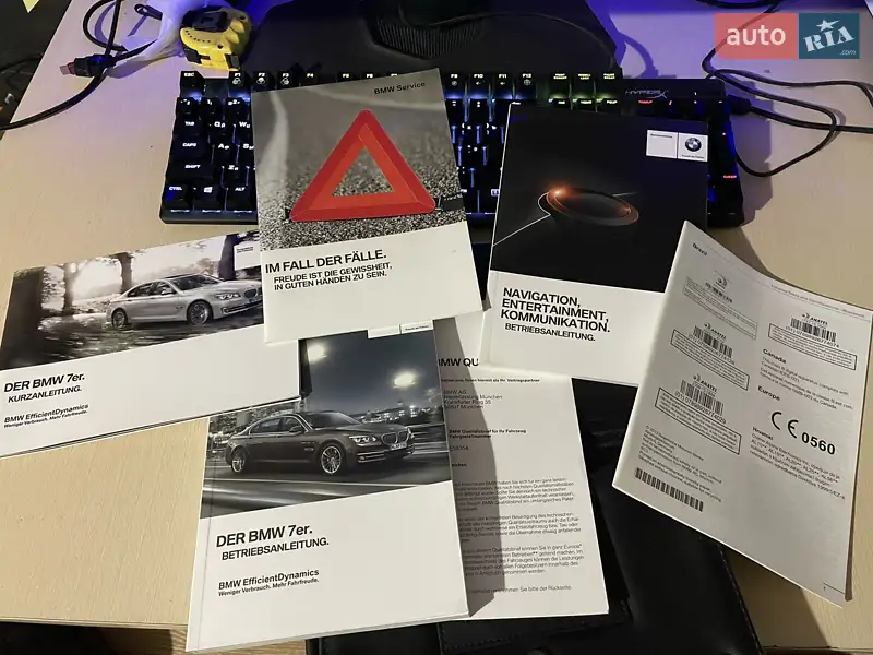 Седан BMW 7 Series 2013 в Одессе документ