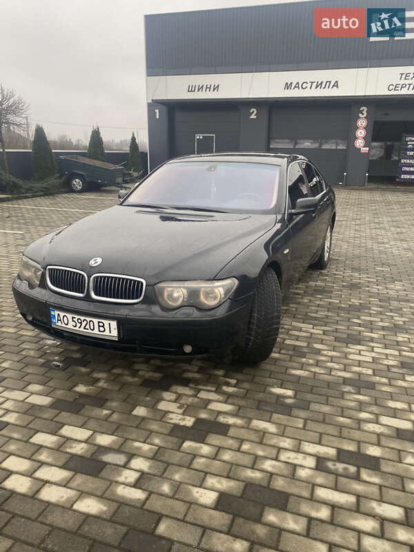 Седан BMW 7 Series 2002 в Хусте фото 2 Седан BMW 7 Series 2002 в Хусте