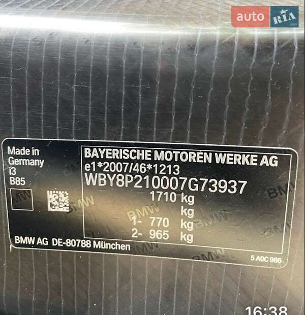 Хетчбек BMW I3 2020 в Одесі фото 15 Хетчбек BMW I3 2020 в Одесі