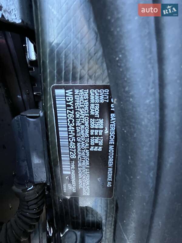 Хетчбек BMW I3 2017 в Чернівцях