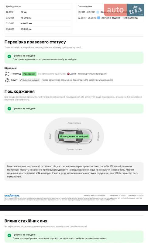 Хэтчбек BMW i3S 2017 в Ковеле
