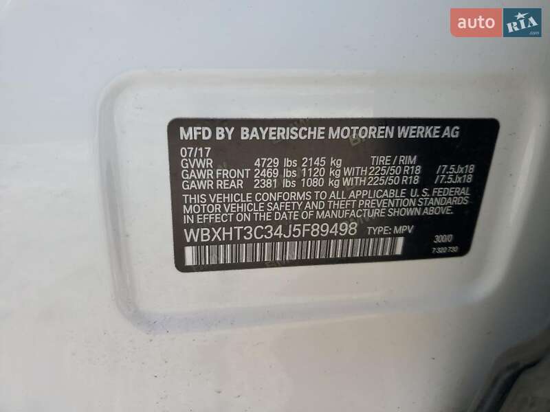 Внедорожник / Кроссовер BMW X1 2018 в Виннице фото 11 Внедорожник / Кроссовер BMW X1 2018 в Виннице