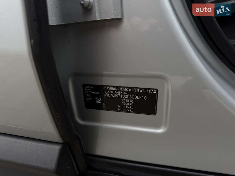 Внедорожник / Кроссовер BMW X1 2018 в Ужгороде